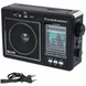 Портативный радиоприемник GOLON RX-99/3920 аккумуляторный FM/AM/SW с возможностью воспроизведения USB/MicroSD Black