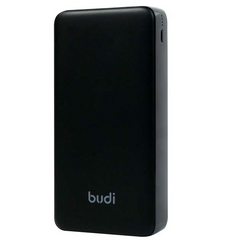 Повербанк BUDI PB-083B 20000 mAh 20W, QC 3.0, Black (2 виходи USB, швидка зарядка)