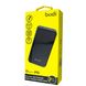 Повербанк BUDI PB-083B 20000 mAh 20W, QC 3.0, Black (2 выхода USB, быстрая зарядка)