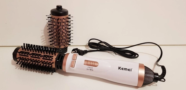 Фен для укладки волос с насадками Kemei KM-8020