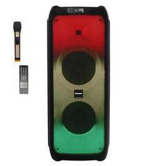 Aкустическая система беспроводная ZPX ZX-7776 | Портативная bluetooth колонка с пультом и микрофоном