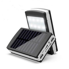Повербанк UKC Solar 90000 mAh на сонячних батареях (2 виходи USB, LED ліхтарик)