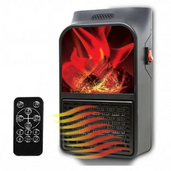Портативный нагреватель с LCD-дисплеем и имитацией камина + пульт 500W FLAME ART-5524