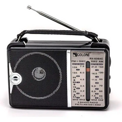 Радіо RX 606, Радіоприймач від мережі і батарейок, Радіоколонка MP3 переносна