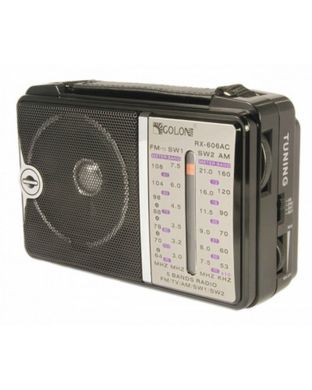 Радио RX 606, Радиоприемник от сети и батареек, Радиоколонка MP3 переносная