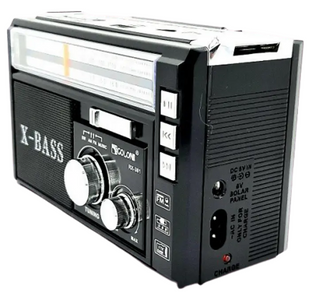 Радиоприемник аккумуляторный GOLON RX-382BT с Bluetooth и фонариком