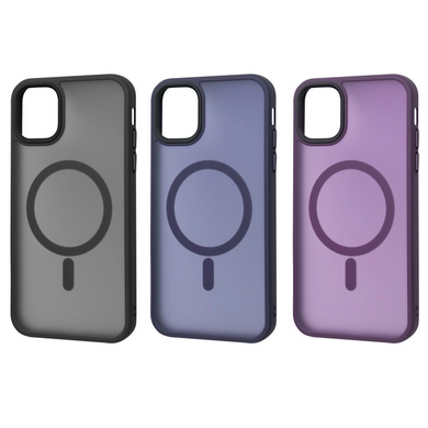 Чохол для iPhone 11 FIBRA Metal Buttons with MagSafe