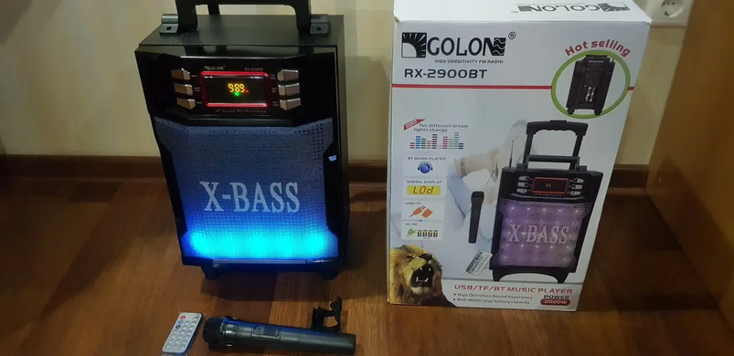 Портативная колонка GOLON RX-2900 USB+SD+BT