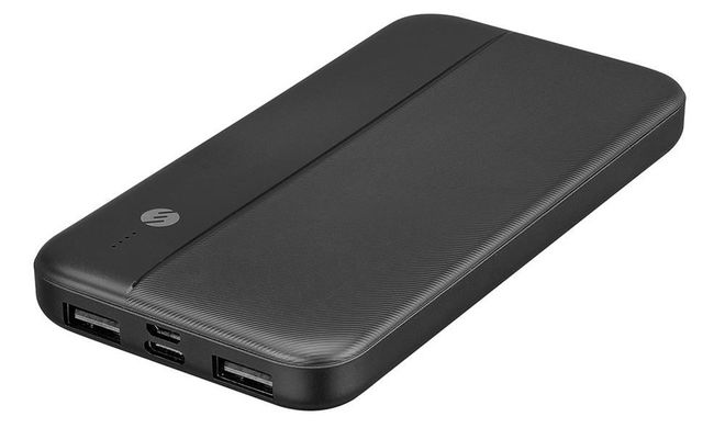 Повербанк S-link IP-G10N 10000 mAh, 2хUSB, Slim Black